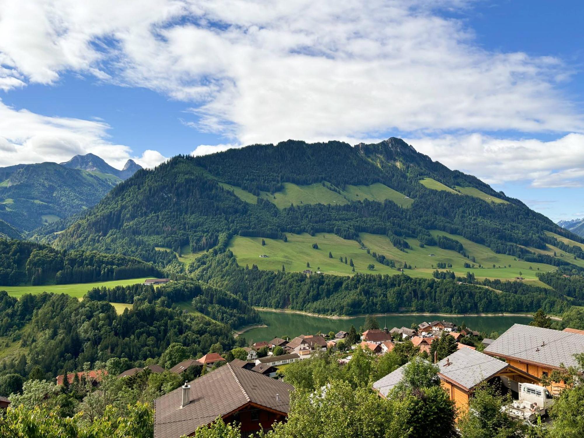 Chalet With A Breathtaking View - Gruyere Region Villa Cresuz Exterior photo